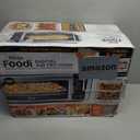 Ninja SP101 Digital Air Fry Countertop Oven with 8-in-1 Functionality, Flip Up & Away Capability for Storage Space, with Air Fry Basket, Wire Rack & Crumb Tray, Silver