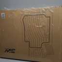 3W Floor Mats Fit for 2019-2024 2025 Chevy Silverado/GMC Sierra 1500 & 2020-2024 2025 Chevrolet Silverado/GMC Sierra 2500 HD/3500HD Crew Cab TPE All Weather Custom Fit, with Factory Carpeted Storage