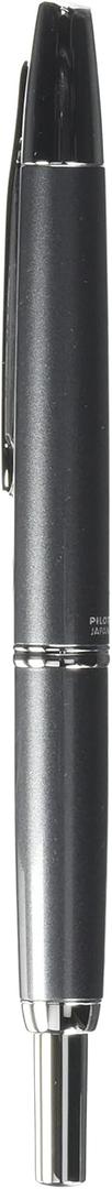 Pilot Fountain Pen Capless Decimo, Dark Gray Myca Body, F-Nib