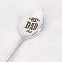 Dad Father Gifts Spoon from Daughter Son Best Dad Ever Spoons for Dad Daddy Father's Day Gift for Dad Father Christmas Birthday Gifts for Daddy Dad Coffee Tea Spoons