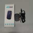 COMSOON Bluetooth AUX Adapter for Car, Noise Reduction Bluetooth Receiver for Music/Hands-Free Calls, Wireless Audio Receiver for Home Stereo/Speaker, 16H Battery Life/Dual Connect (All Black)