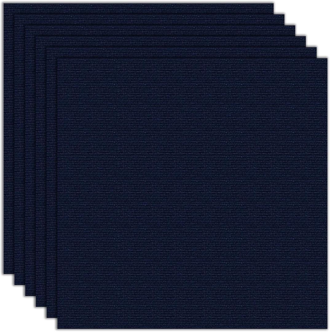 24" x 24" Carpet Tiles Peel and Stick, Non-Slip Squares Carpet Floor Tile, Easy DIY Install, Self Adhesive Carpet Squares for Kitchen Bedrooms Indoor Outdoor