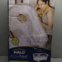 HALO BassiNest Luxe Swivel Sleeper - Over-Bed Baby Bassinet with 360 Rotation, Vibrations, White Noise, and Safe Close-Sleeping Design, Dove Grey Tweed