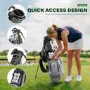 uniHimal Par 3 Golf Bag Small Lightweight with Dual Shoulder Straps Pitch n Putt Golf Bag Easy to Carry and Durable for Men/Women 31.5 inches Tall