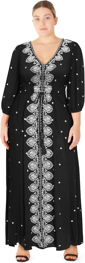 City Chic Women's Dress - Anaya, Size 18 (Black)