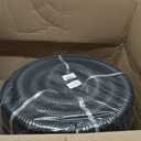 Frienda 50 ft x 2" ID Pond Pump Tubing Non Kink Water Hose Flexible Corrugated PVC Water Pipe for Garden Pond Waterfall Armor of God
