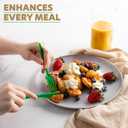 PLASTICPRO 1000 piece Cutlery Combo set of Green Plastic Forks, Spoons, and Knives Disposable Colored Cutlery Bulk Pack Variety Pack for Party Home Office