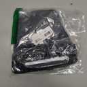 LED Beanie with Light, Unisex Warm Knitted Black Winter Hat, USB Rechargeable Headlamp Cap for Outdoors, Flashlight Beanie Hat for Men Women (Black)