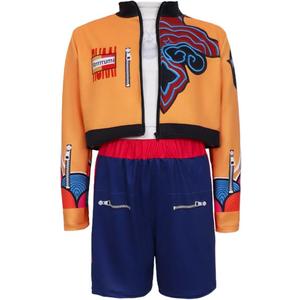 Girls Costume Cosplay Costume Pop Singers Outfit Halloween Dress Up for Kids 4-12 Years