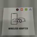 Wireless CarPlay Adapter AI Box for iPhone & Android Auto – YouTube & Netflix Support, TF Card Offline Playback, Plug and Play, Wired to Wireless Conversion, Stable 5.8GHz WiFi & Bluetooth 5.3