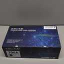 2 Pack Replacement for HP 206A Black Toner Cartridge W2110A for HP Color LaserJet Pro MFP M283cdw M283fdw M282nw M255dw,M255nw Toner Printer Ink (with Chip)