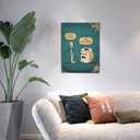 Humor Modern Bathroom Wall Decor 12x16inch I Hate My Jobs Toothbrush And Toilet Paper Wall Art Artwork Funny Cartoon Bath Poster Paintings Cute Restroom Canvas Prints Picture For Kids Lavatory Decor (10L" x 8W")