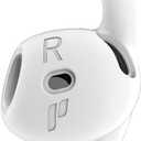 Proof Labs 4 Pairs for AirPods 4 Ear Hooks Covers [Added Storage Pouch] Anti Slip Ear Tips Accessories Compatible with Apple AirPods 4th Generation (White)