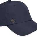 Gaiam Classic Fitness Hat, Ponytail Cap, Women Quick-Dry Sweatband | Ponytail Hole | Moisture-Wicking | Running, Hiking & Beach | Adjustable Fit (Navy, One Size 21.5 - 23)