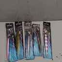 Goture 5pcs Vertical Fishing Jigs - Saltwater, Luminous Slow Jigging with Japan Import Laser Lead Vertical Jigs 2.82/5.64/7.05 Oz