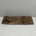 Elrene All Seasons Room-Darkening Waterfall Window Valance, Accessory for Bedroom or Living Room Windows with Rod Pocket Tabs, 52" x 36", Chocolate Brown, 1 Valance
