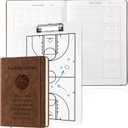 2 Pack Set Basketball Coach Playbook JournalB5 Size& Coaches ClipboardA4 Size,Basketball Coach Gifts for Men Women Players,Coaching Journal Notebook for Coach Appreciation Gifts