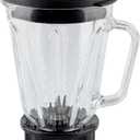 Anbige Replacement Parts 5-cups Glass Jar with Blade and Collar,Compatible with Hamilton Beach Blender 58146J, 53521FG, 59149C