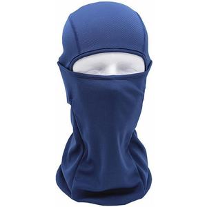 3 x 7in1 Balaclava Face Mask Windproof Neck Warmer Breathable Hood Quick Dry Cycling Headgear (40X22CM, Blue)