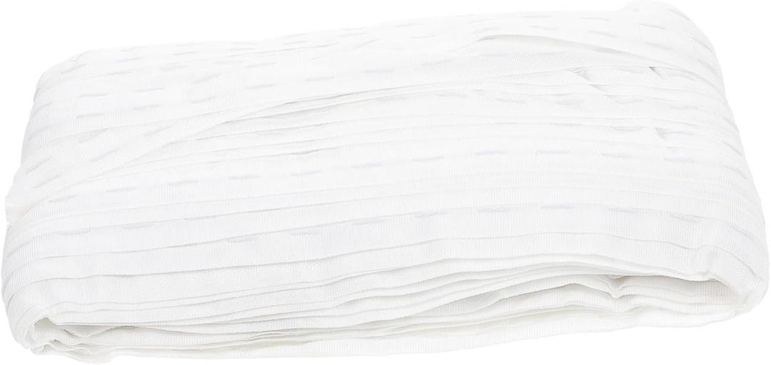 Polyester Curtain Tapes 1 Roll No Drill Hemming Tape for Pleated Curtains Easy to Use for Home Decor