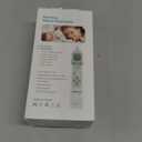 Electric Nasal Aspirator for Baby, Nose Aspirator for Toddlers, Waterproof Baby Nose Sucker, Nose Cleaner with 3 Silicone Tips, Adjustable Suction Level, Music and Light Soothing Function, Green