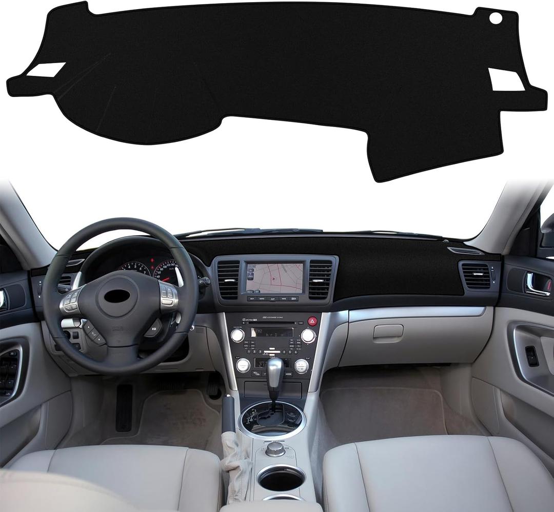 Dashboard Cover for 2005-2009 Subaru Legacy Outback Accessories, Non-Slip Dashboard Protector & Sunshield, UV-Blocking, Anti-Glare Dash Mat Pad