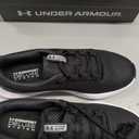 Under Armour Women's Charged Surge 4, (001) Black/Anthracite/White, 9.5, US