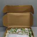 Demissle 100 Sets Mini Eucalyptus Soaps Baby Shower Wedding Favors for Guests Bulk Small Hand Soaps with Thank You Tags Organza Bag Mini Faux Greenery Guests Bridal Shower Birthday Party Present