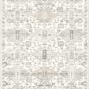 9x12 Area Rug,Machine Washable Rug 9x12 Large Rug for Living Room Bedroom (Cream Multi)