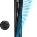 Vornado OSC84 41" Whole Room Oscillating Tower Fan, Remote Control, 70-Degree Oscillation, Quiet Operation, 4 Speed Settings, 8-Hour Timer, Powerful Air Circulation, Black