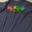 African Proud Shirts for Women Black History T-Shirt African-American Tee Tops (Large, Blue)