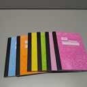 Mead Composition Notebook, 6 Pack, Wide Ruled Paper, 7-1/2" x 9-3/4", 100 Sheets per Comp Book, Assorted Colors (950054-ECM)