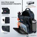 KastKing BaitSpace Fishing Sling Bag, Fishing Backpack with Rod & Beverage Holder, Tackle Bag for Fishing Gear