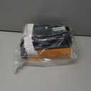 OKIAAS Black/Pink Vinyl Disposable Gloves Latex Free, Food Grade, 5 mil, Cooking, Cleaning, Hair Dye, 50/100/200/1000 Count