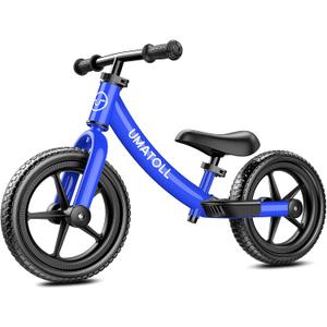 Umatoll Toddler Balance Bike 2 Year Old, Kids Bike Toy for 18 Months to 5 Years Old, Tool-Free Adjustment, Birthday Gifts for 2-3 Boys Girls, No Pedal