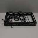 ORDORA Pots and Pans Organizer Under Cabinet, Expandable Cutting Board Pot Lid Organizer for Cabinet Holder with 10 Adjustable Dividers for Kitchen Storage (Black)