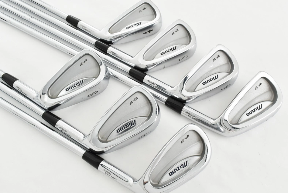Mizuno MP-27 Grain Flow Forged Iron Set 4-PW 7pcs DG S200 Stiff YORO JDM RH, Includes 4-9 Iron And PW