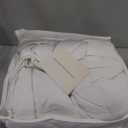 L LOVSOUL Down Comforter Oversize King Size, 850+ Fill Power Hotel Style Bedding Comforter, 1200TC, Fluffy Ultra Soft All Season White Duvet Insert with 8 Corner Tabs