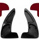 Steering Wheel Shift Paddle Extended Shifter Trim Cover for Dodge Challenger Charger Durango RT & Scat Pack 2015-2024, for Jeep Grand Cherokee 2014-2021 (Carbon Fiber Color)