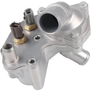 Aluminum Coolant Thermostat Housing Assembly Compatible with 1997-2001 Ford Explorer 1998-2001 Mercury Mountaineer 2001 Explorer Sport/Ranger Replacement for 902-204 YU3Z-8A586-AA 4.0L V6
