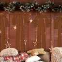 Aneco 6 Pieces Large Brown Velvet Christmas Bows 35 x 16 Inch Christmas Swag Bow Pre Tied Fence Staircase Wreath Bows Holiday Tree Topper for Xmas Home Door Outdoor Decorations