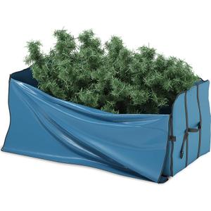 Clara Clark Christmas Tree Storage Bag - Extra Wide Xmas Tree Storage Box Container Made from Durable Oxoford 600D Waterproof Fabric with Handles & Dual Zipper (1, 7.5 ft)