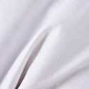 32 Inch Round Diameter Down Alternative Decorative Pillow Insert, Cotton Cover, White