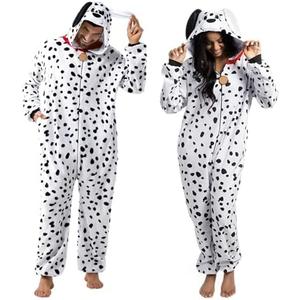 Spooktacular Creations Halloween Dalmatian Unisex Costume, Adult Animal Costume Halloween Costume Party M