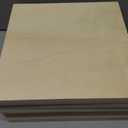 Wood Art Panels 12x12 Unfinished Wooden Canvas Panels 6-Pack Wood Frame for Oil Pouring Acrylics Painting Crafts