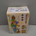 160PCS Trackfusion Magnetic Monorail -Magnetic Train Set for Kids Ages 4-8, Rail Cube Magnetic Monorail & Gravity Tracks, Children's Birthday Gifts