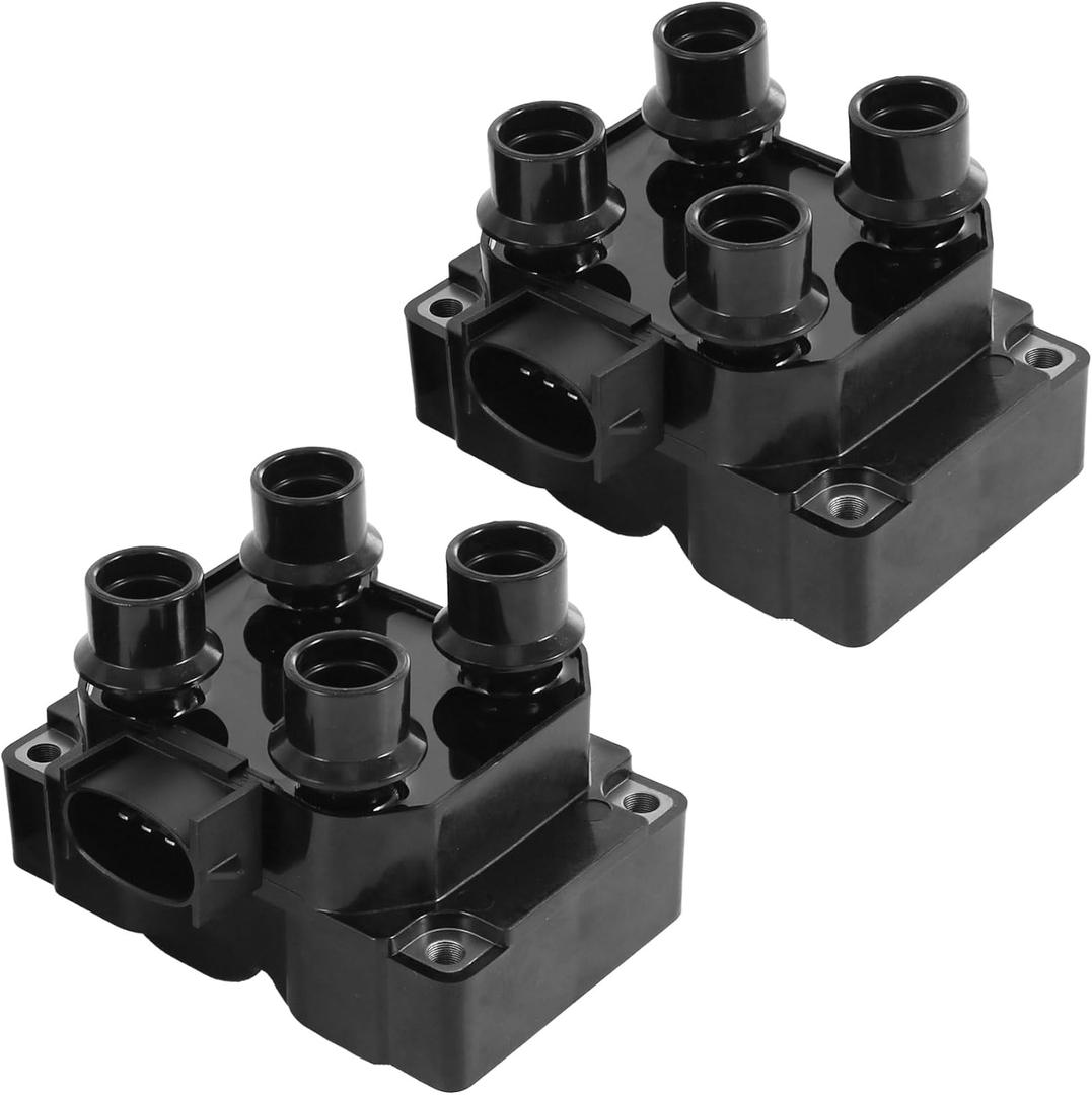 Ignition Coil 2pcs Replacement For Ford Escort Contour Mustang Ranger Expedition Explorer B2300 B2500 Grand Marquis Mountaineer Continental Mark VIII Town Car Replace FD480, FD487, DG435, DG449, DG454