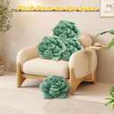Plant-Inspired Pillow - Hand-Stitched Plush Decorative Throw Pillow, 3D Flower Plant Cushion, Plush Pillows for Bedroom, Living Room, and Home Decoration, 25cm/9.8in