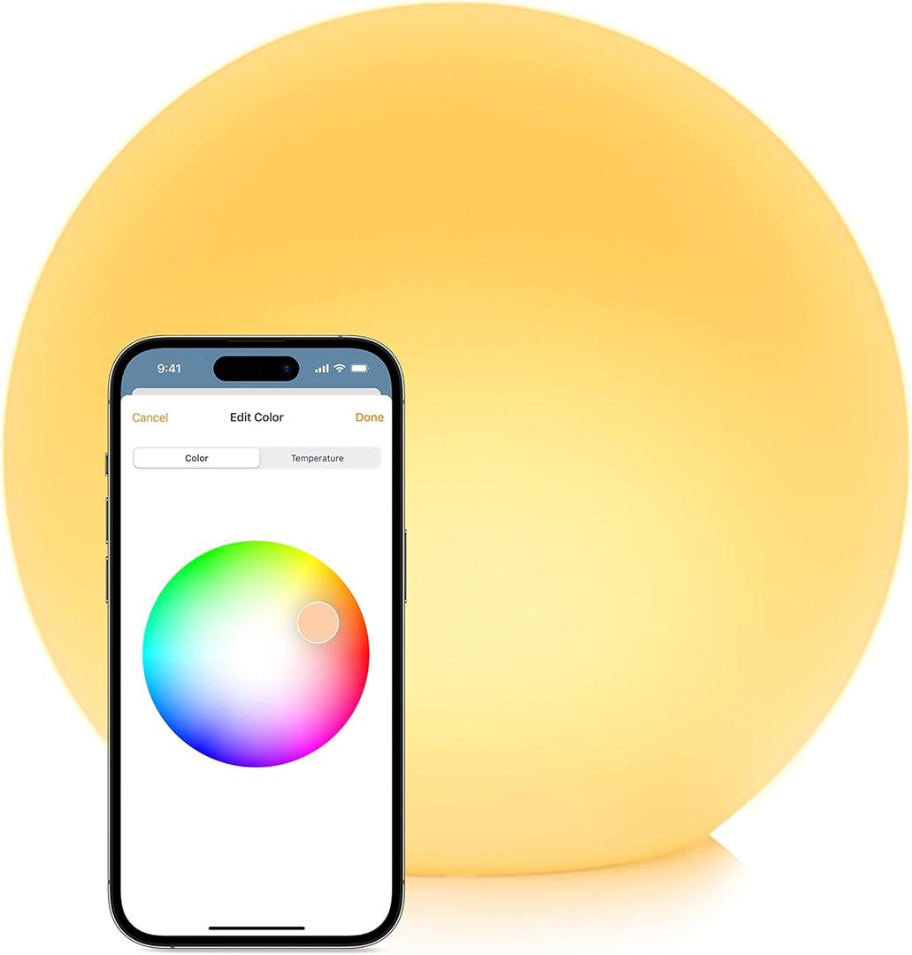 Eve Flare - Portable Smart LED Lamp with Apple HomeKit Technology, IP65 Water Resistance and Wireless Charging, Bluetooth & Thread