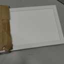 1Pack White 37.8In Flush Mount Ceiling Light, 24W 5280lm Thyristor (TRIAC) Dimmable Rectangle LED Ceiling Light,3-CCT 3000-6500K with Memory Funcation,IP54 for Kitchen/Bathroom/Hallway/Office